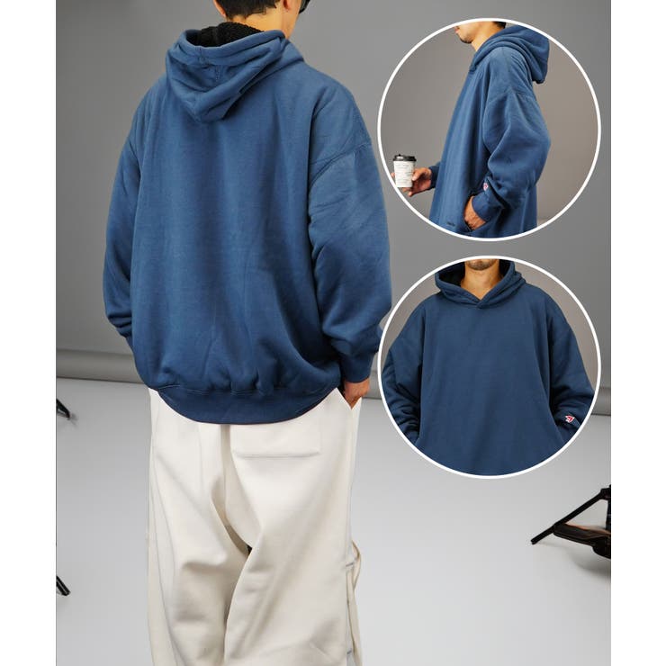 【10%OFFクーポン!11/27(木)1:59まで】GROOVY STORE 【savier/ サビア 】【裏ボア】パーカー オーバーサイズ スウェット スケ...