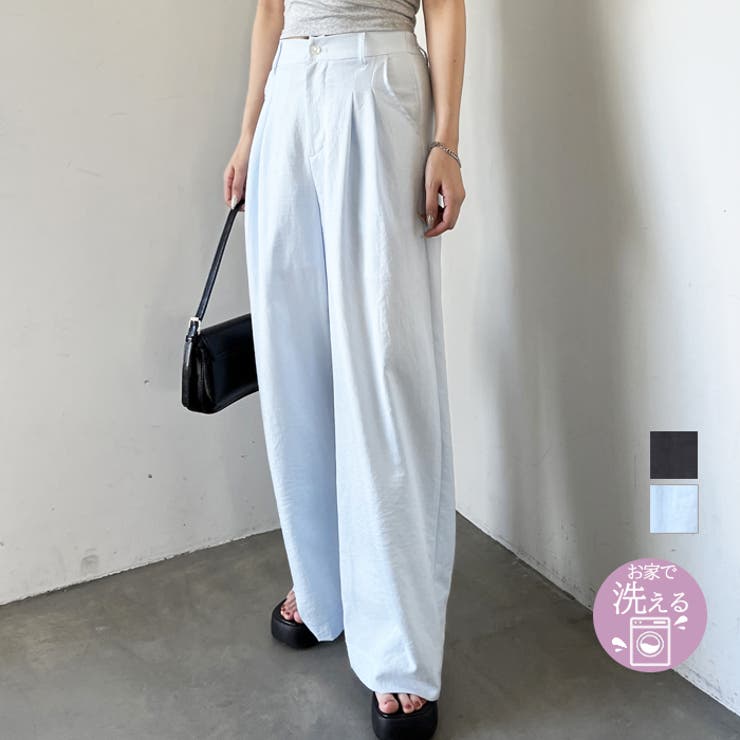 【10％OFFクーポン！11/27(木)1:59まで】GeeRA 【nelliy.】ハイウエストスラックスパンツ パンツ・ズボン