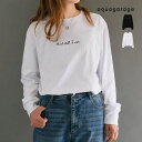【マラソン期間中 5%OFFクーポン】aquagarage ロゴロンTシャツ 春 夏 M L トップス