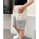 【8/11まで5%OFFクーポン】aimoha kids 【aimoha-KIDS-】キッズ グラデーションワイドハーフパンツ パンツ・ズボン