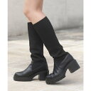 PAL GROUP OUTLET 【Chico】ソックスロングチャンキーブーツ シューズ・靴