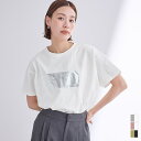 【5/16 1:59まで 5%OFFクーポン】titivate 箔プリントTシャツ【UR’S ユアーズ】 トップス