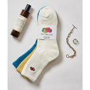 SETUP7【MEN】 【FRUIT OF THE LOOM】3Pゆるリッチェル刺繍ソックス 81009000 インナー・下着