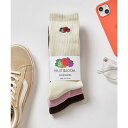 SETUP7【WOMEN】 【FRUIT OF THE LOOM】3Pゆるリッチェル刺繍ソックス 81008600 インナー・下着