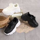 FABBY FABBY. カットワークボリュームソールスニーカー シューズ・靴