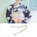 Tika オーバルモチーフ4連パール飾り帯紐 浴衣小物 帯飾り 和装小物 ホワイト Tika ティカ 浴衣・着物