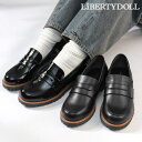LibertyDoll ワンピース オフィス フォーマル セットアップ コインローファー ☆3077 シューズ・靴