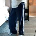 レースレディース レース使い セミワイド スウェット トラック パンツ ボトム フルレングス レディース オールシーズン スエット ジャージ リラックスパンツ イージーパンツ ストレート スポーティー アクティブ ゆったり 楽ちん 可愛い ガーリー ワ