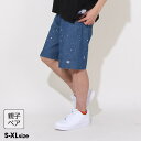 【7/11 1:59まで 5%OFFクーポン】BABYDOLL 親子お揃い デニムハーフパンツ 0584A パンツ・ズボン