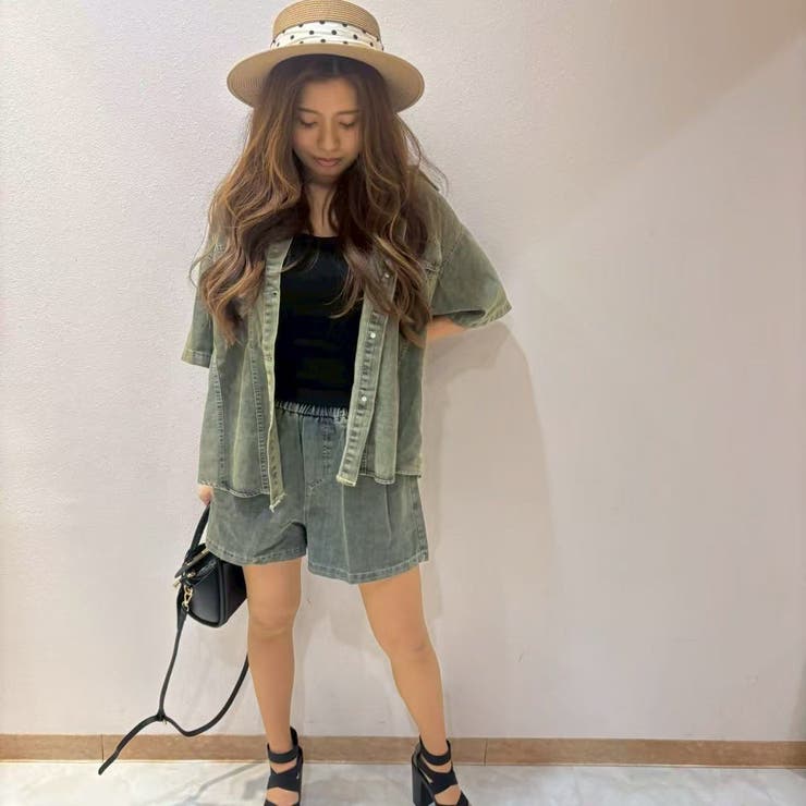 LETee デニムサマージャケット＆ショートパンツ　セットアップ スーツ shoplistselect-10307318 SHOPLIST サンプル画像3