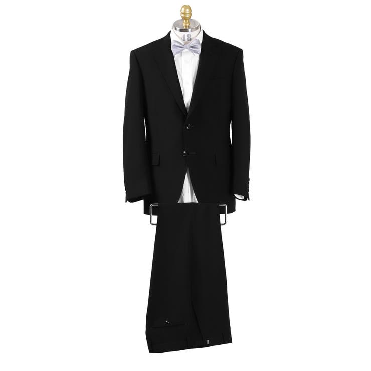 【10%OFFクーポン!11/27(木)1:59まで】TAKA-Q MEN フォーマル J-BLACK 2ボタン2ピーススーツ スーツ