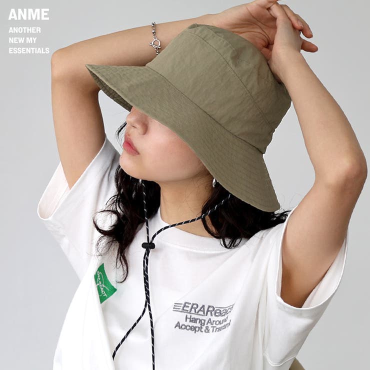 【10%OFFクーポン!11/27(木)1:59まで】andme 接触冷感 UVカット (UPF50+) 撥水加工 ナイロン ハット レディース メンズ 男女兼...