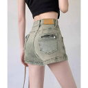 【8/11まで5%OFFクーポン】Miniministore ウォッシュデニムショートパンツレディース パンツ・ズボン