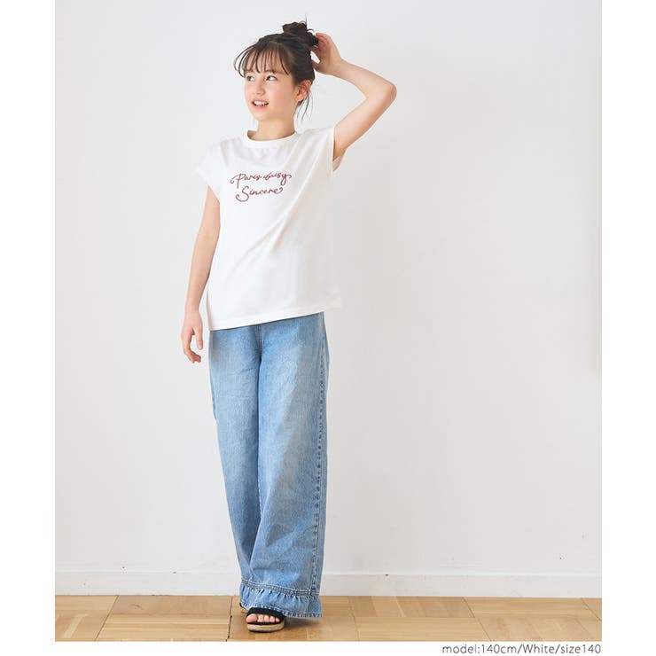 coca アソートプリントフレンチTシャツ キッズ トップス