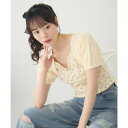 【5%OFFクーポン!9/24(水)1:59まで】RETRO GIRL ボレロレイヤード風CT トップス|詳細画像