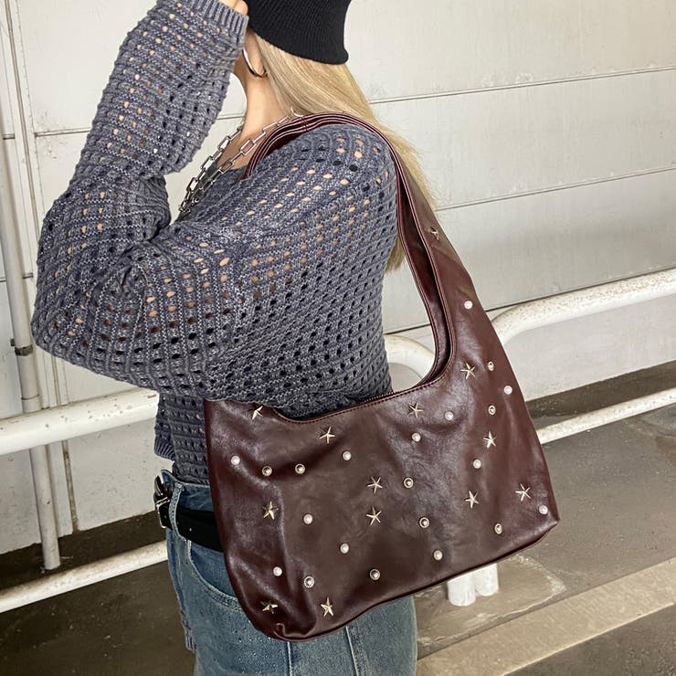 【10％OFFクーポン！11/27(木)1:59まで】non-hedge マルチモチーフ付きトートバッグ バッグ・鞄