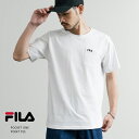 【7/26限定 10%OFFクーポン】Rocky Monroe FILA Tシャツ 半袖 ポケット フィラ メンズ レディース クルーネック ロゴ 刺繍 ワンポイント ルームウェア シンプル カジュアル ストリート シンプル スポーツ 韓国 春夏 147