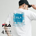 【7/26限定 10%OFFクーポン】Rocky Monroe FILA Tシャツ 半袖 フィラ プリント メンズ レディース カットソー クルーネック BOX サークル アーチ ロゴ 刺繍 ワンポイント ルームウェア シンプル カジュアル ストリート