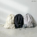ad thie 【2025SS新作】ポケット付きナイロンナップサック バッグ・鞄