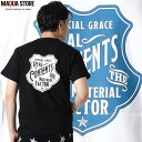 Maqua-store Tシャツ メンズ 大きいサイズ 星柄 半袖 ティーシャツ プリント B系 ブランド 人気 アメカジ ストリート おしゃれ かっこいいREALCONTENTS リアルコンテンツ /3045/ rcst1241 トップス