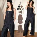 【7/19限定 20%OFFクーポン】OSYAREVO スカーフ 付き セットアップ キャミソール 水着 体型カバー 4点セット レディース 水着