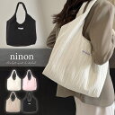 ninon トートバッグ レディース 大きめ A4 大容量 トート バッグ ブランド エコバッグ ナイロン 持ち手長い マチ 広め 軽い 大きい 肩掛け 軽量 ...