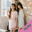 URBAN CHERRY 【MELTY BUNNY/メルティバニー】レースワンピース+メルバ二プリントワンピース トップス