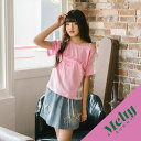 URBAN CHERRY 【MELTY BUNNY/メルティバニー】レース切り替えオフショルダーTシャツ トップス