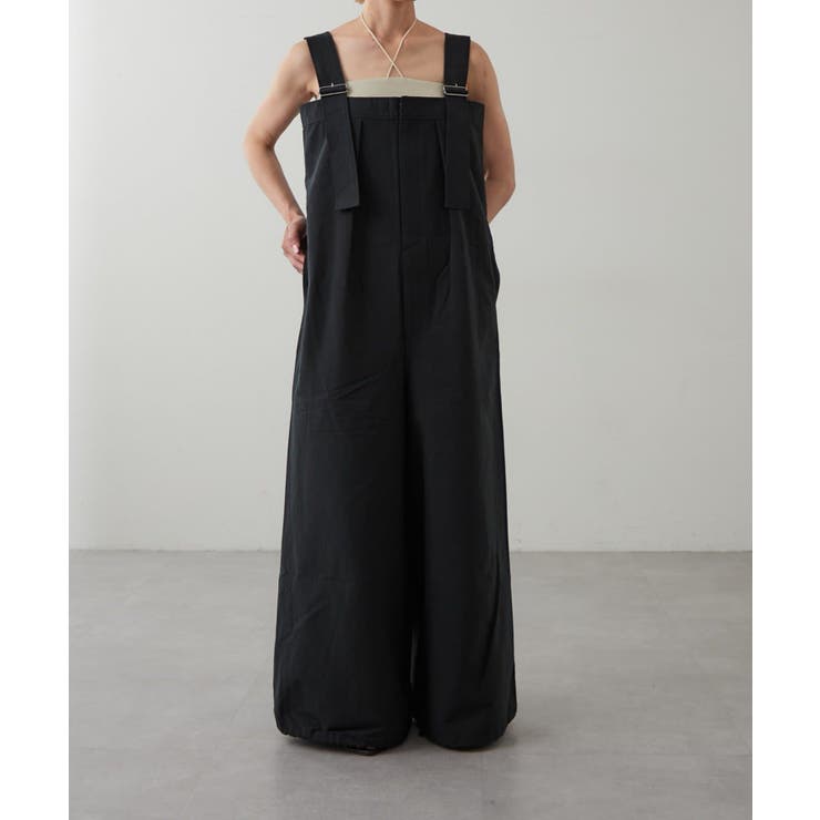 PAL GROUP OUTLET 【earthy_】ボリュームサロペット ワンピース・ドレス