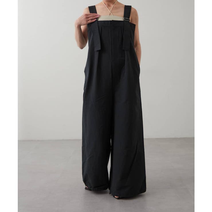 PAL GROUP OUTLET 【earthy_】ボリュームサロペット ワンピース・ドレス