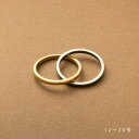 CREAM-DOT ステンレス製 リング 指輪 金属アレルギー つけっぱなし サージカルステンレス レディース ミックスカラー クロス ダブルリング 大人 ゴールド シルバー アクセサリー(4)