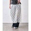 PAL GROUP OUTLET 【WHO'S WHO gallery】レイヤードレースSK スカート
