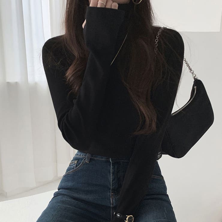 VIVID LADY ハイネック トップス レディース タートルネック 薄手 韓国ファッション ハイネック 冬服 韓国 10代 レディース ハイネック タートルネック 薄手 韓国ファッション レディース タートルネック 薄手 トップス shoplistselect-10007175 SHOPLIST サンプル画像2