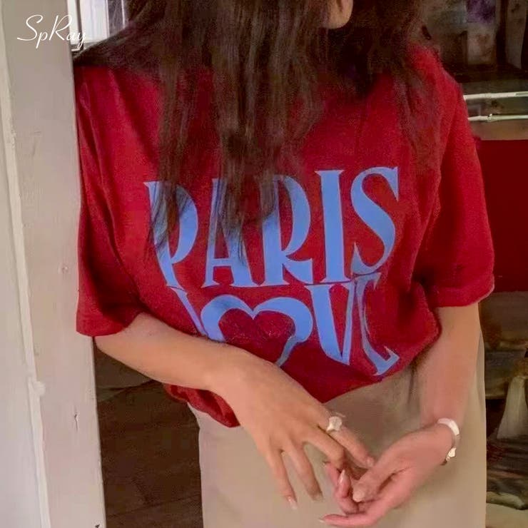 SpRay PARIS LOVE Tシャツ トップス