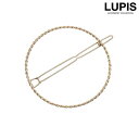 LUPIS ツイストリングバレッタ ヘアアクセサリー