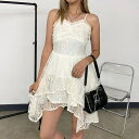 non-hedge レースイレヘムキャミソールワンピース ワンピース・ドレス