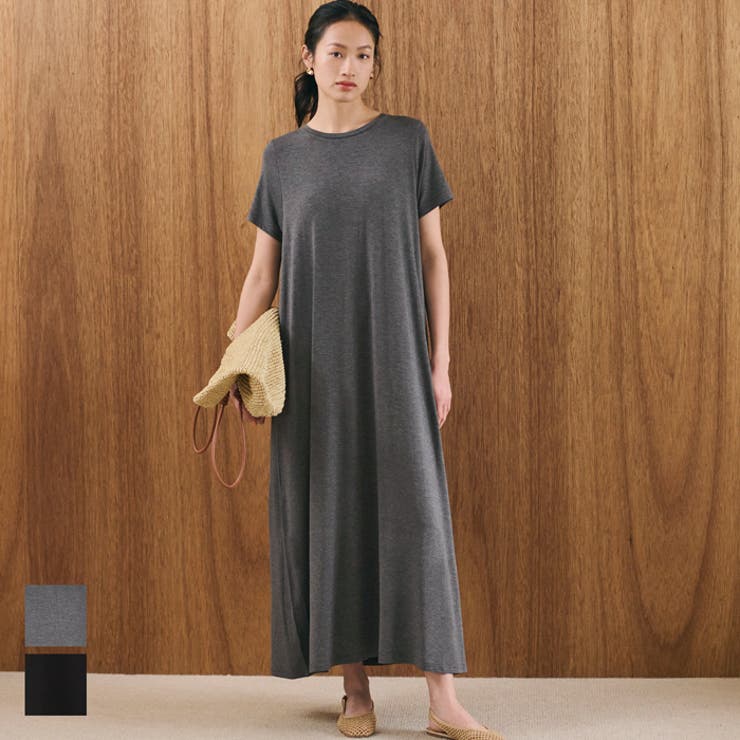 coca とろみマキシワンピース レディース ワンピース・ドレスのサムネイル