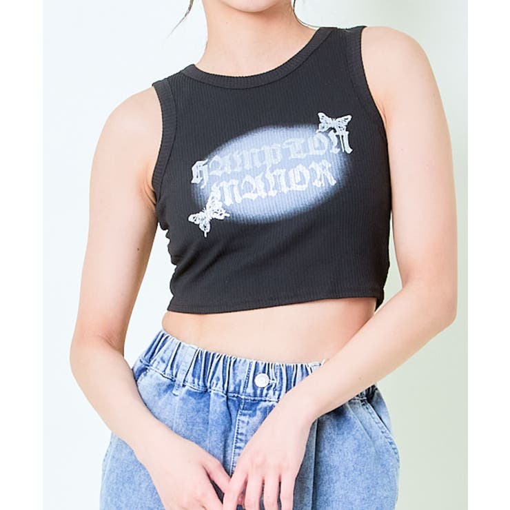 GORGE パットつきバタフライタンクトップ トップス