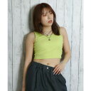 【5%OFFクーポン 9/11 1:59まで】GORGE 《クロップド丈×フィット感》レディース タンクトップ シンプル 無地 ストレッチ 春夏秋 トップス