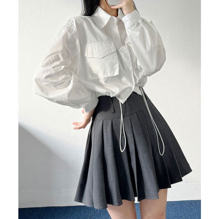VIVID LADY 春先行 季節変わり目のクロップドシャツジャケット レディース 春 クロップドジャケット ドロスト シャツジャケット 韓国ファッション レディース ショート丈アウター 春 oudo1451 アウター(コート・ジャケットなど) shoplistselect-10007898 SHOPLIST サンプル画像3