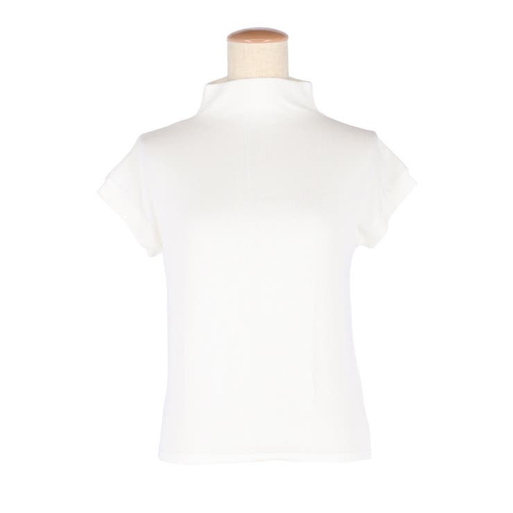coca テレコリブハイネックTシャツ レディース トップス