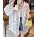 【5%OFFクーポン 9/11 1:59まで】SUNSHINE CLOSET ジャガードシアーカーディガン レディース トップス
