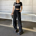 【マラソン期間中 5%OFFクーポン】non-hedge ロゴTシャツ・カーゴパンツセットアップ スーツ