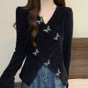 VIVID LADY ニットレディース ニット セーター レディース ニット トップス 大人 かわいい ナチュラル ふんわりニット レディース ニット ニット長袖 トップス