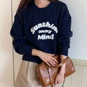 VIVID LADY ニット レディース 秋 冬 ニットセーター シンプル Uネック 長袖 トップス ニットトップス セーター ゆったりシルエット 20代 30代 40代 トップス