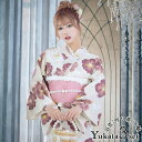 Tika フェミニン×ニュアンスフラワー浴衣3点セット 作り帯 下駄 レディース浴衣 sweet浴衣 ガーリー浴衣 浴衣セット ベージュ 椿 めぐりっぷ Tika ティカ 浴衣・着物
