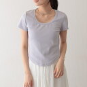 レースレディース ラウンドネック ベーシック 半袖 Tシャツ トップス 丸首 セットインスリーブ レディース 女性 夏 サマー 無地 単色 ワンカラー クルーネ...