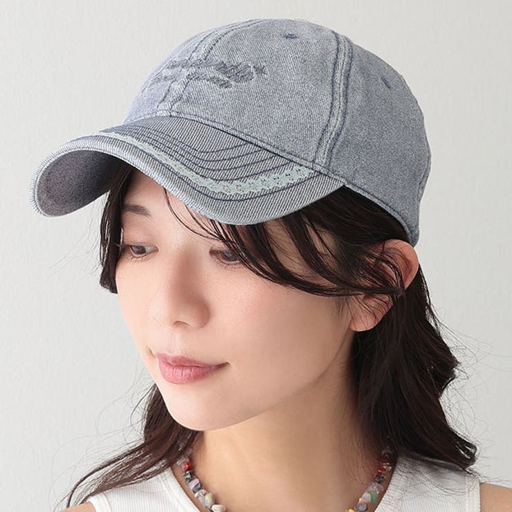レースレディース レース ライン ベーシック ベースボール キャップ 女性 レディース 帽子 野球帽 春 夏 秋 デニム テキスタイル 刺繍 ロゴ アルファベット カジュアル アクティブ ストリート 可愛い ガーリー 普段着 小顔効果 デイリー 着まわ