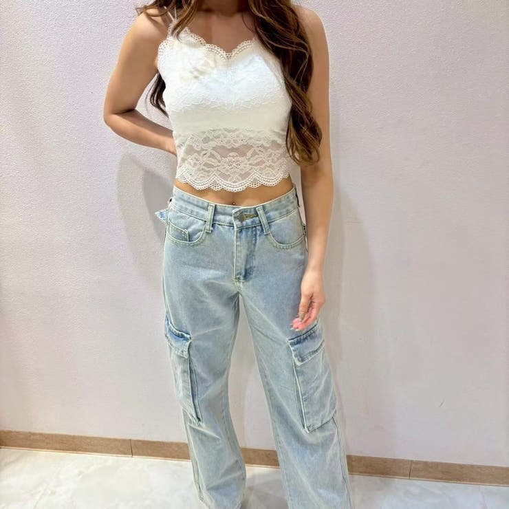 LETee レースキャミソール/花柄レース トップス shoplistselect-10317786 SHOPLIST サンプル画像2