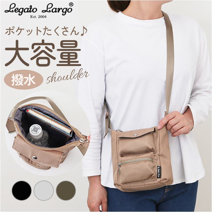 【10％OFFクーポン！5/16(土)1:59まで】BACKYARD FAMILY Legato Largo 撥水メニポケ ミニショルダー バッグ・鞄